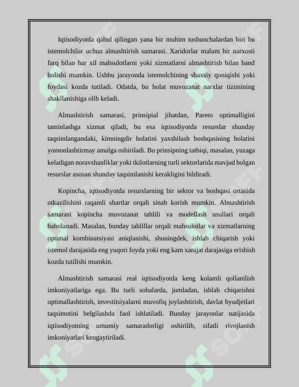 ALMASHTIRISH SAMARASINI VA DAROMAD SAMARASINI AMALDA QOʻLLASH 4