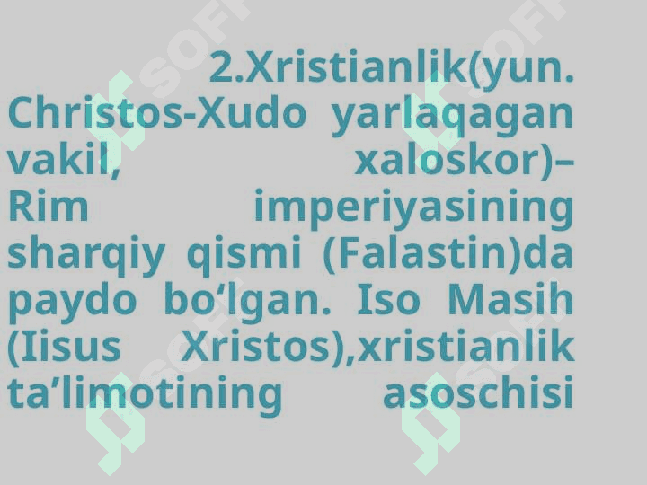 XRISTIANLIK 2