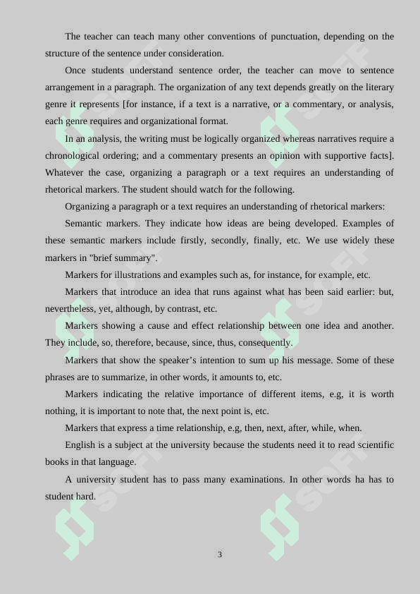 Developing writing skills of A2 level students with an essay 3