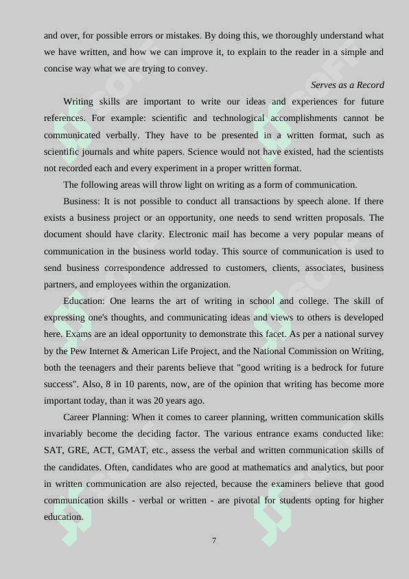 Developing writing skills of A2 level students with an essay 7