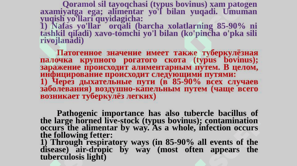 Хирургический туберкулёз. XIRURGIK SIL 4