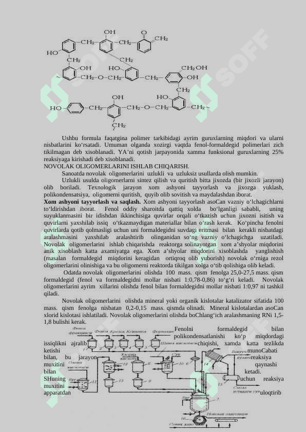 FENOL – ALDEGID POLIMERLARI 4