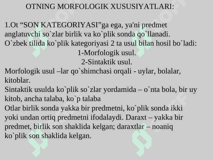 ОТLARNING KELISHIK SHAKLLARI 2