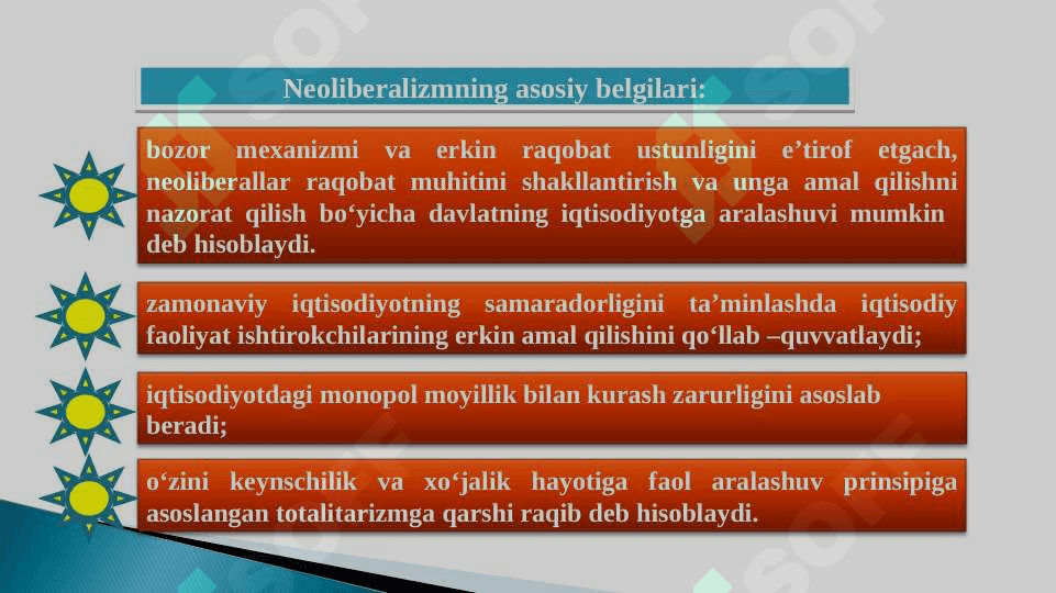 NEOLIBERALIZM VA IJTIMOIY BOZOR XO‘JALIGI 4