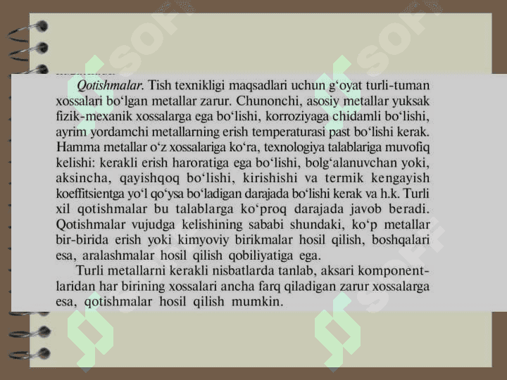 Metal qotishmalar 3
