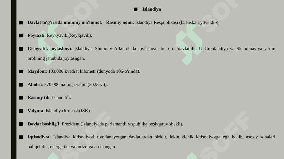 Islandiya,Chernagoriya,Eritre,O'zbekiston 3
