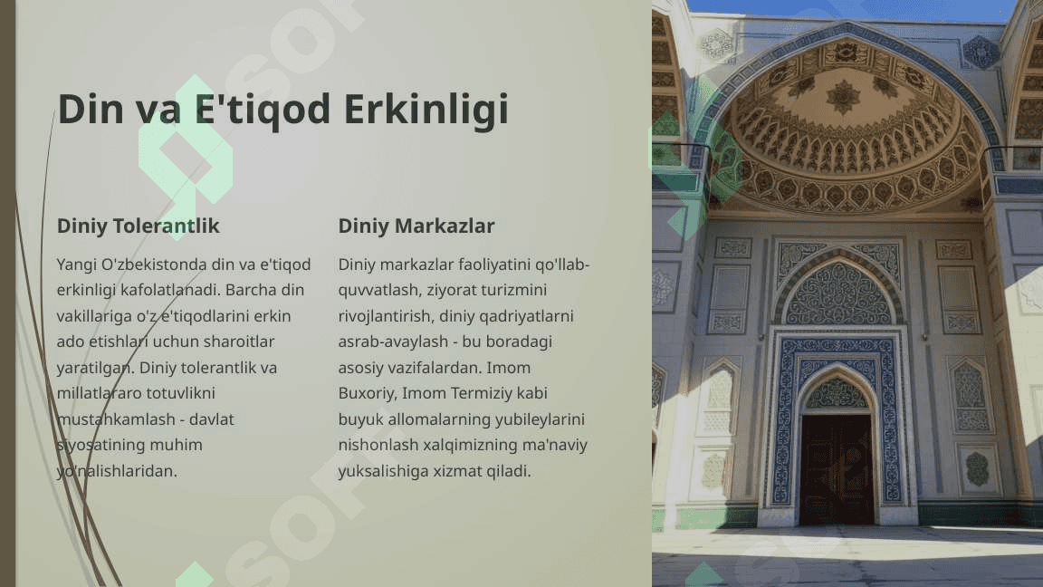 Yangi O'zbekistonda Ma'naviy O'zgarishlar 4