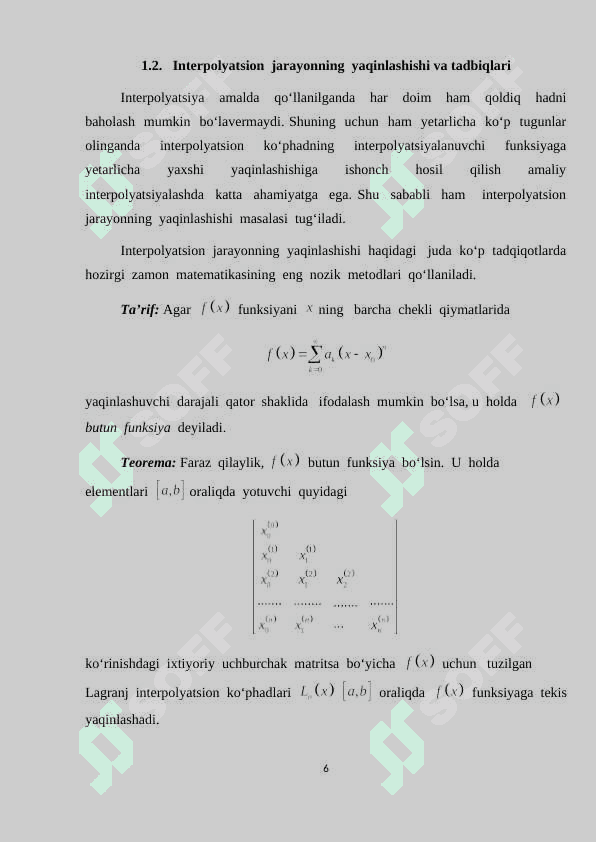 Ermit  interpolyatsion  kubik  splayni 6