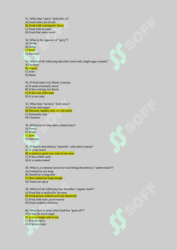 English language test base 6