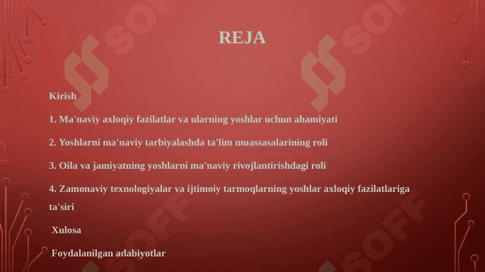 Manaviy taraqqiyotini ta’minlashda yoshlarni ma’naviy axloqiy fazilatlarini rivojlantirish masalalari 2