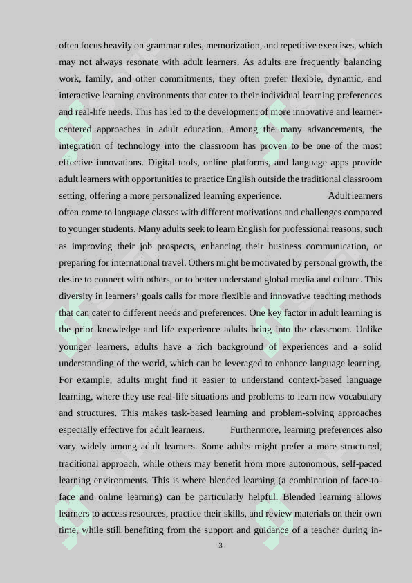 INNOVATIVE METHODS IN TEACHING ENGLISH TO ADULTS 3