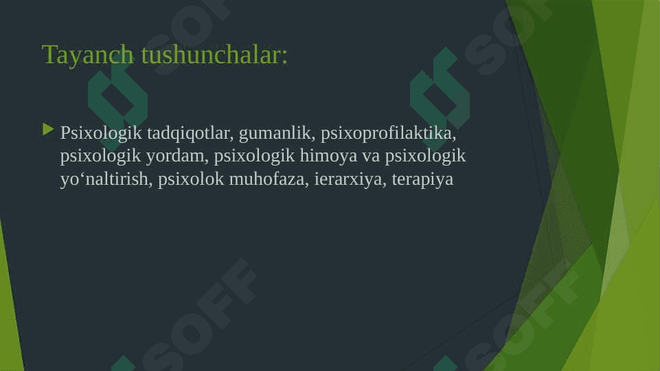 Faoliyat borasidagi psixologik nazariyalar 2