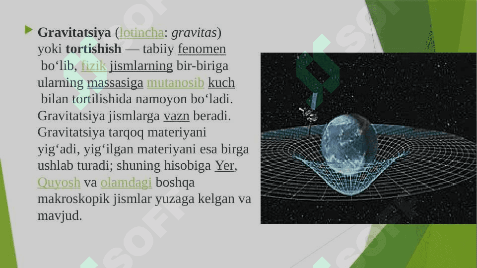 Gravitatsiya va og'irlik kuchi, elastik kuchi 2