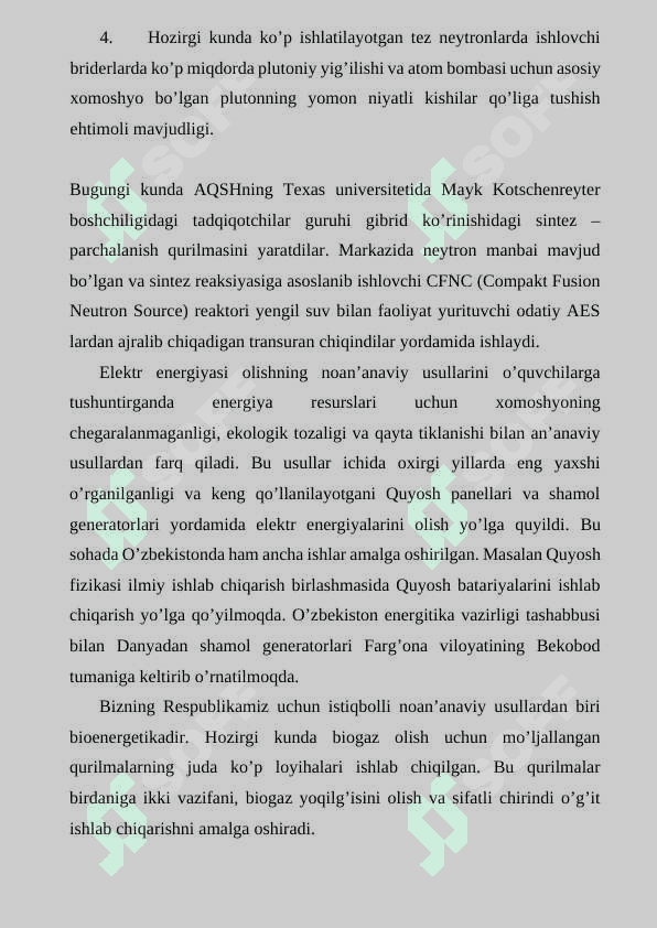 Noan’anaviy energiya manbalari 4