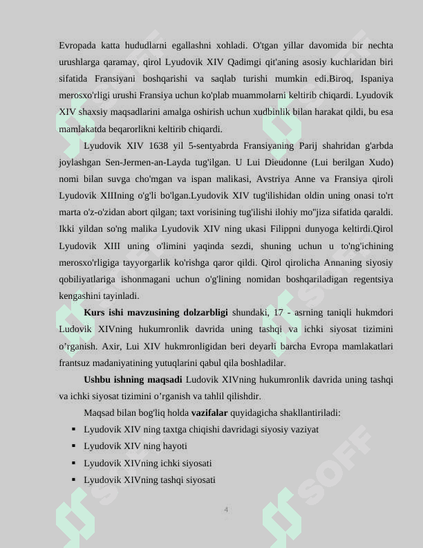 LYUDOVIK XIV NING ICHKI VA TASHQI SIYOSATI 4