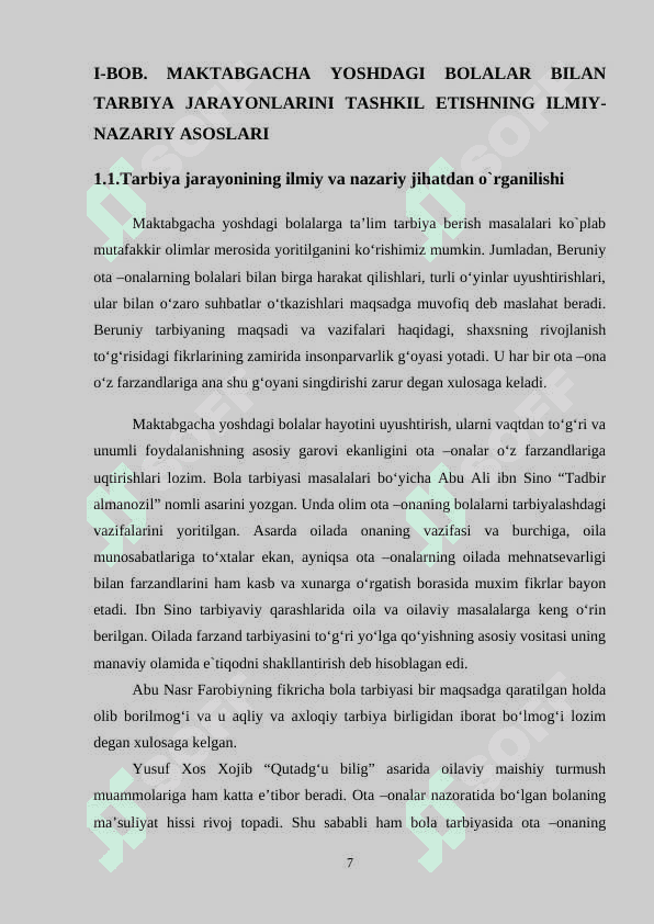 MAKTABGACHA TA’LIMDA TARBIYA BERISH USULLARI VA VOSITALARI 7