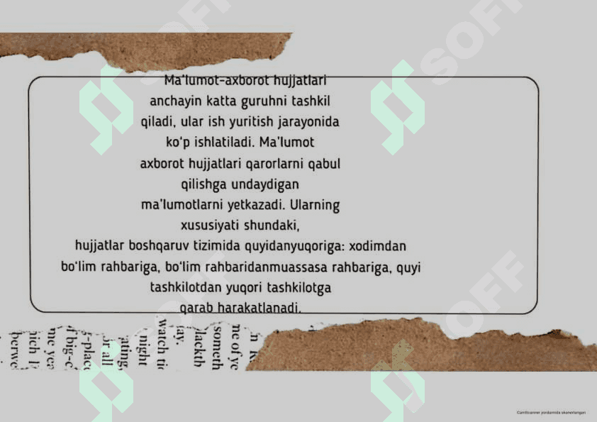 Maʼlumot v axborot hujjatlari 4