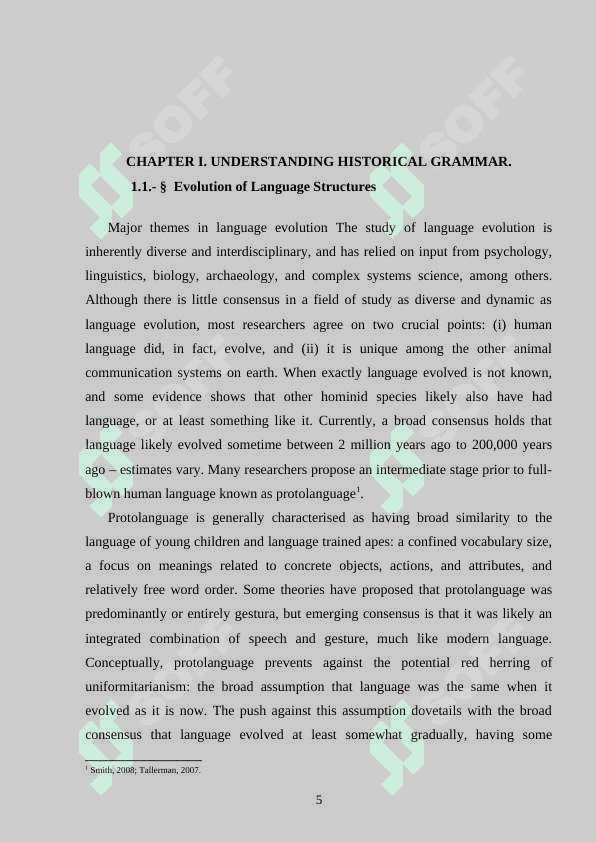 Historical grammar 5