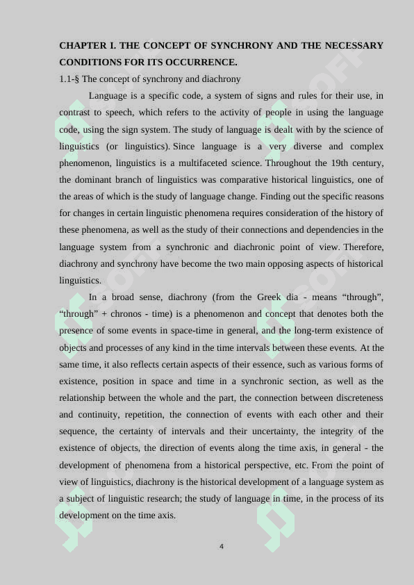 WORD STRUCTURE, DIACHRONIC AND SYNCHRONIC VIEWS 4