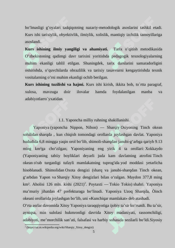 XVI-XVIII ASRLARDA YAPONIYA 5
