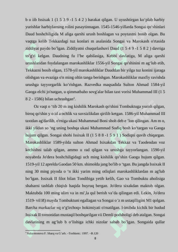 XVI-XVIII ASRLARDA AFRIKA MAMLAKATLARI 8