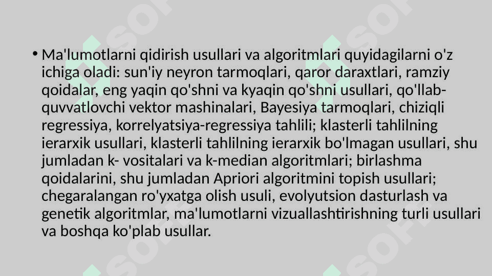 DATA MINING METODLARI VA BOSQICHLARI 4