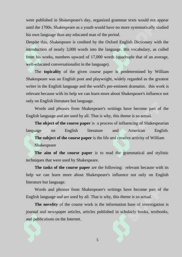 THE LIFE AND CREATIVE ACTIVITY OF WILLIAM SHAKESPEARE 5