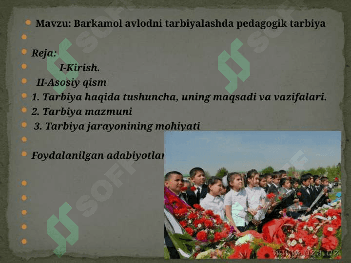 Barkamol avlodni tarbiyalashda pedagogik ta’lim 2