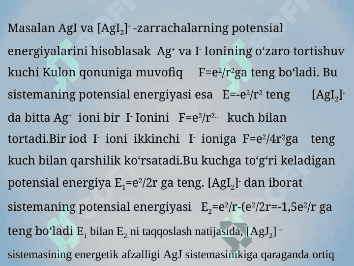 Kompleks birikmalarda kimyoviy bog‘lanish tabiati 6