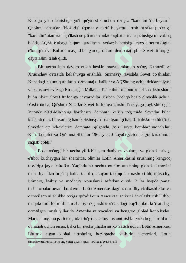 KARIB INQIROZINING SABAB VA OQIBATLARI 7