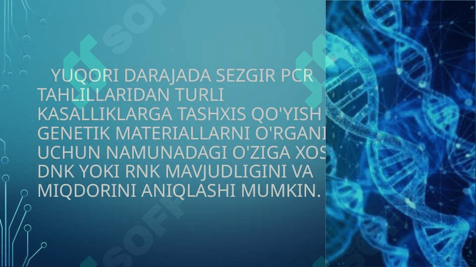 PCR TAHLILINING BOSQICHLARINI OʻRGANISH 3