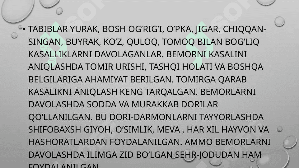 MESOPATAMIYADA TIBBIYOT TARIXI 4