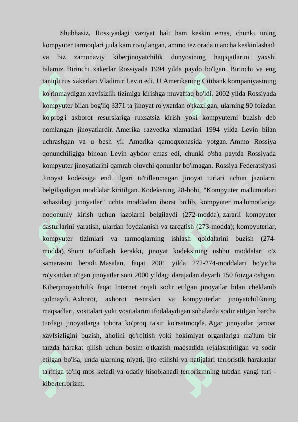 Kiberterorizm va undan himoyalanish 7