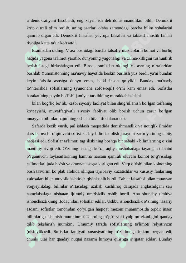 Antik davr Yunon va Rim falsafasi 3