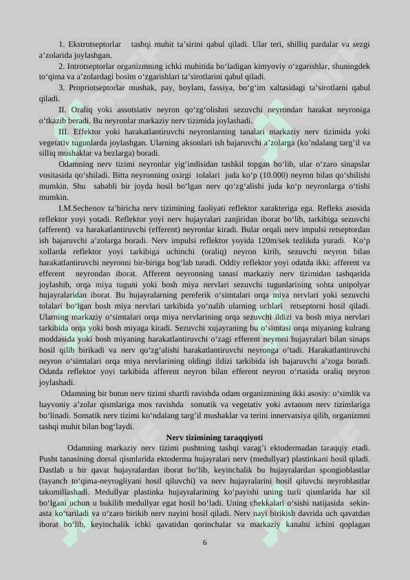 OLIY NERV FAOLIYATI 6