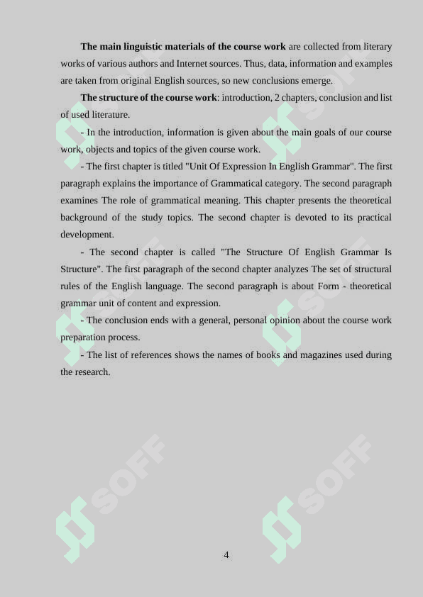 Grammatical categories, grammatical form and grammatical meaning. 4