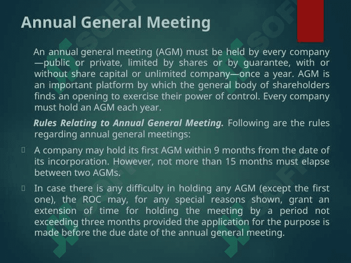 Types  of  meeting 5