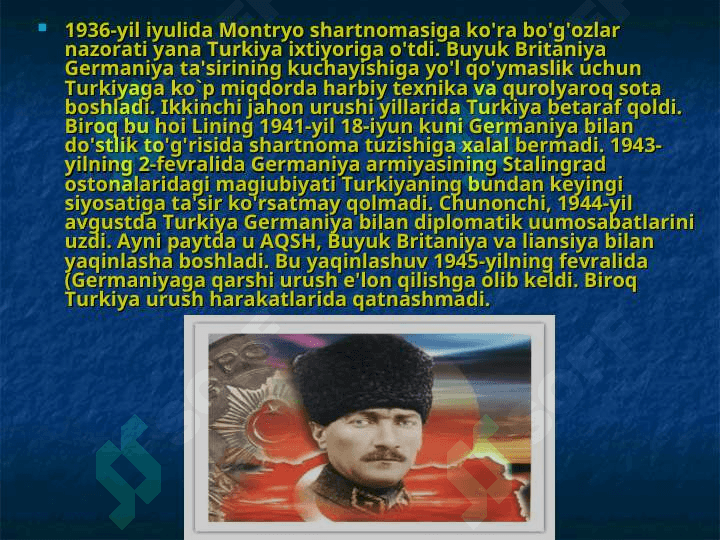 1918-1939 yillarda Turkiya. Eron. Afg'oniston 7