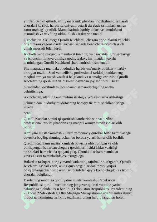 O'zbekistonda mudofaa qudratining mustahkamlanishi 6