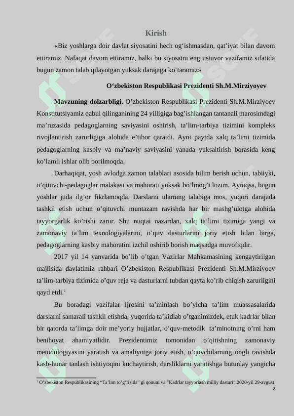 ADOBE PHOTOSHOP DASTURINING ISHCHI MUHITI BILAN ISHLASH 2