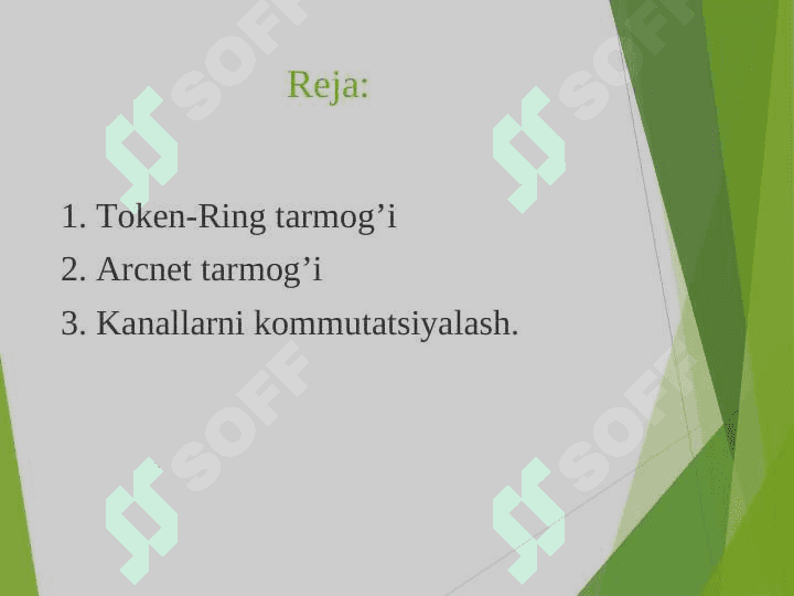 Token – Ring tarmog’i 2
