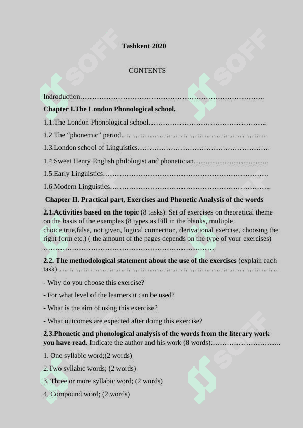 The London Phonological school. 2