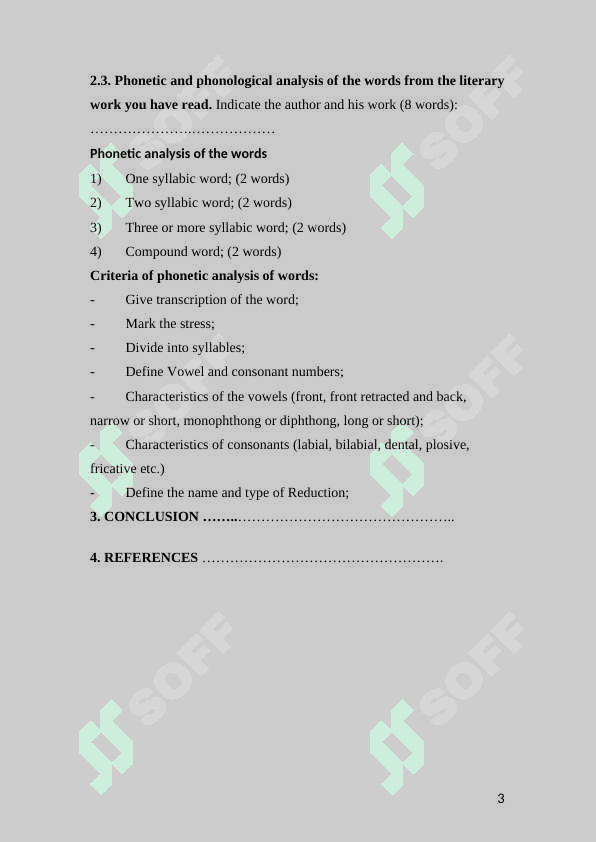 The branches of phonetics coursework 3
