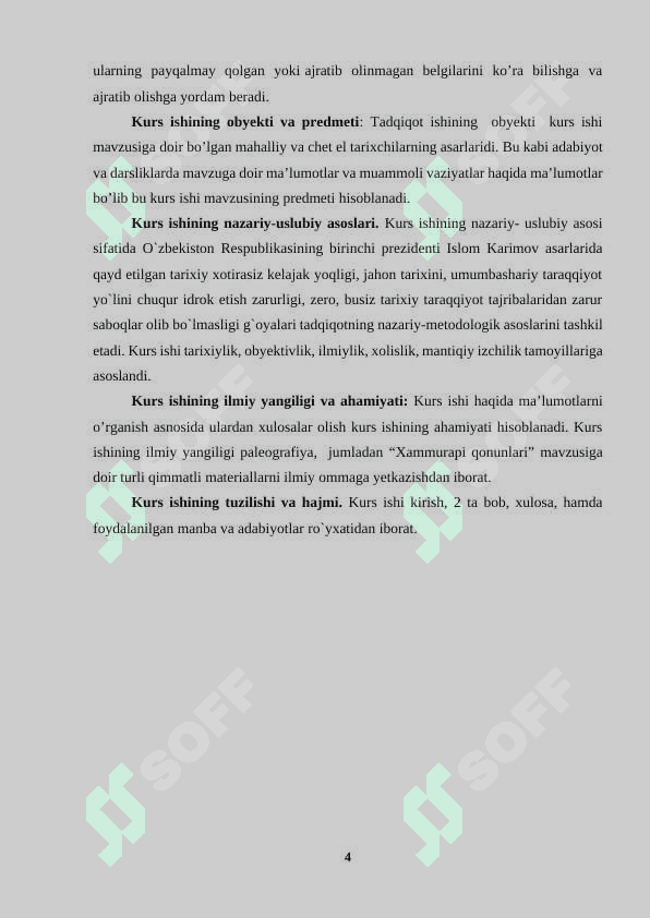 XAMMURAPI QONUNLARI 4