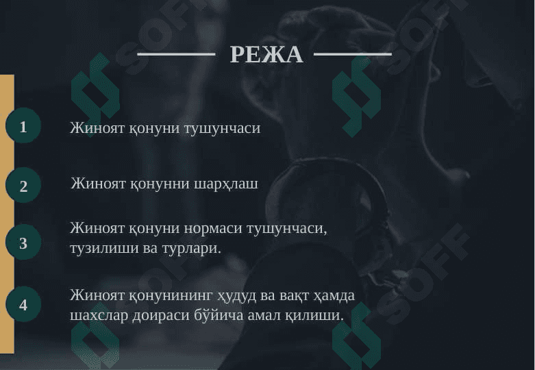 ЖИНОЯТ ҚОНУНИ 2
