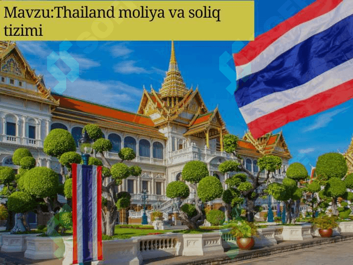 Thailand moliya va soliq tizimi 2