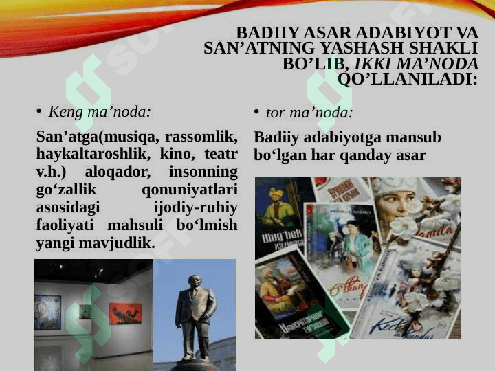 Badiiy asar va badiiy ijod jarayoni 3