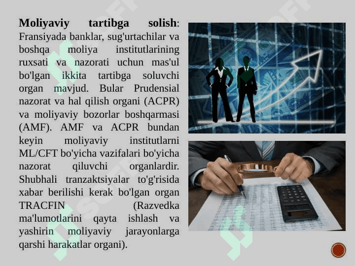 Fransiya Moliya va Soliq tizimi 7