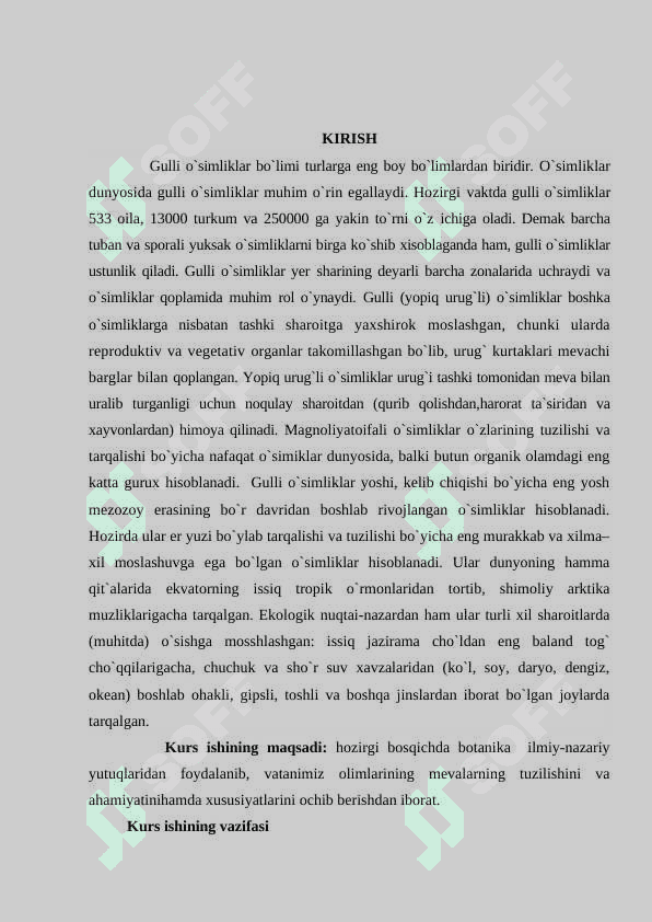 Monokarp va polikarp o'simliklar 2
