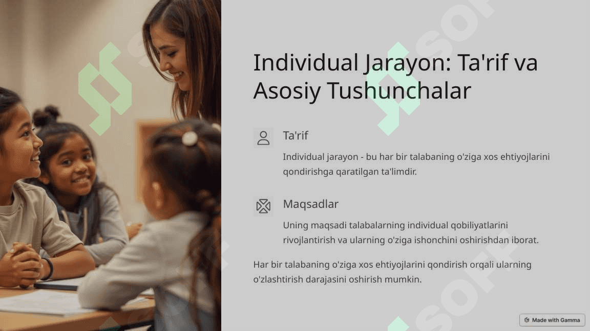 Differensial va Individual Jarayonga Kreativ Yondashuv 3